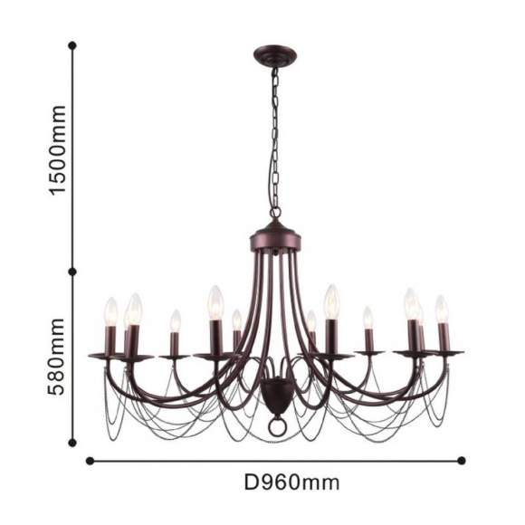 Подвесная люстра F-Promo Plini с поддержкой Маруся 2590-12P-М Подвесная люстра F-Promo Plini с поддержкой Маруся 2590-12P-М