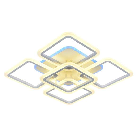 Светодиодная люстра с ПДУ Profit Light 8075/4+1 WHT 140W+10W RGB Светодиодная люстра с ПДУ Profit Light 8075/4+1 WHT 140W+10W RGB