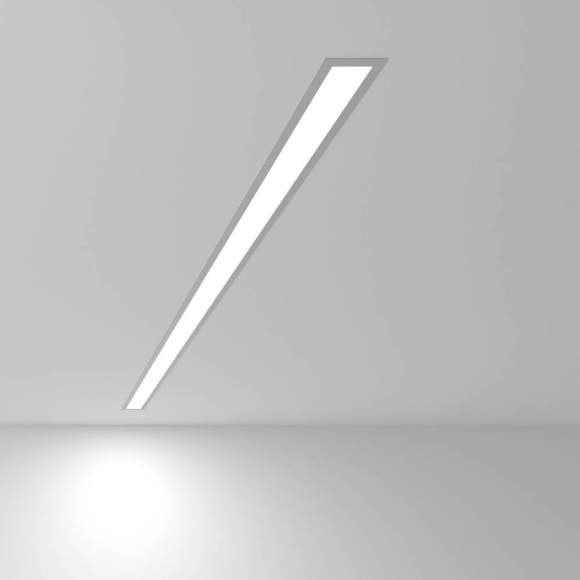 Линейный светодиодный встраиваемый светильник 128см 25W 6500K матовое серебро (101-300-128) Elektrostandard a041461