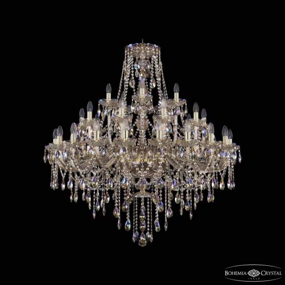 Люстра подвесная Bohemia Ivele Crystal 1415/20+10+5/400 G M801