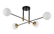 Потолочная люстра Crystal Lux FIDEL PL4 BLACK
