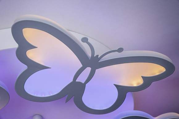 Потолочная диммируемая люстра с пультом ДУ Escada Butterfly 10205/5LED Потолочная диммируемая люстра с пультом ДУ Escada Butterfly 10205/5LED