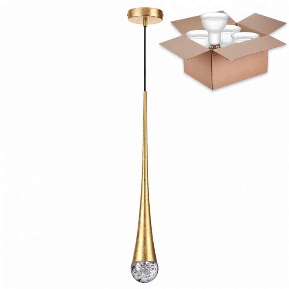 Подвесной светильник с лампочкой Odeon Light Gota 4278/1+Lamps Gu10 Подвесной светильник с лампочкой Odeon Light Gota 4278/1+Lamps Gu10