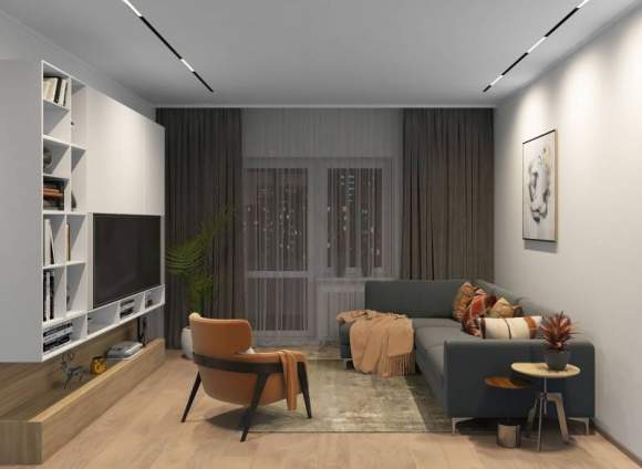 Трековый светильник 18W 3000-6000К для магнитного шинопровода Denkirs DK8004-BK