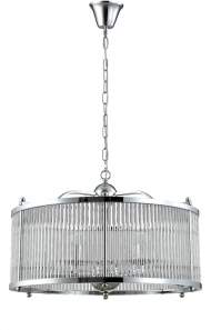 Подвесная люстра Crystal Lux TADEO SP6 D600 CHROME/TRANSPARENTE