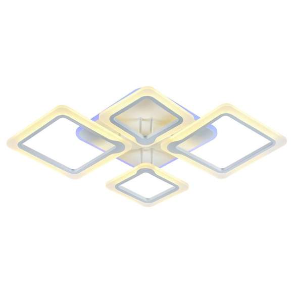 Светодиодная люстра с ПДУ Profit Light 8050/2+2 WHT 92W+10W RGB Светодиодная люстра с ПДУ Profit Light 8050/2+2 WHT 92W+10W RGB