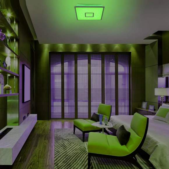 Светодиодный светильник с поддержкой ''Алиса'' и пультом Citilux Старлайт Смарт CL703AK50G