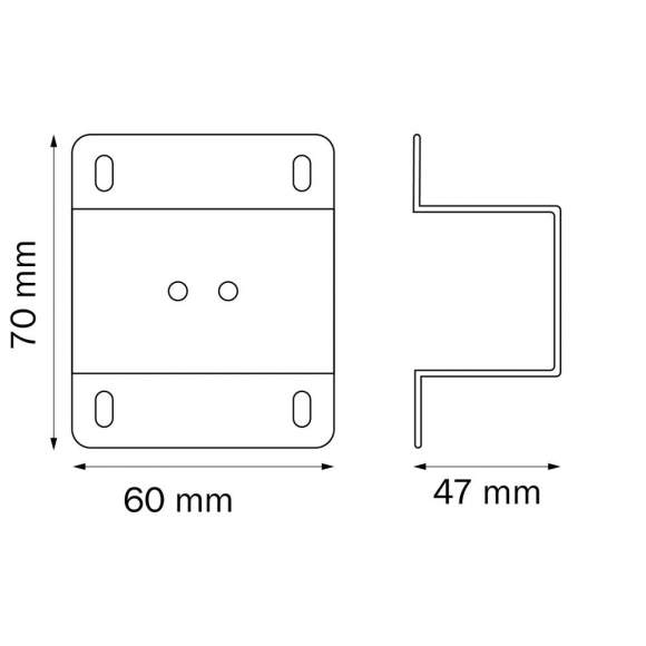 Планка крепежная к треку 505XXX Barra Lightstar 505171