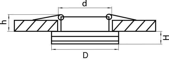 070252 Встраиваемый светодиодный влагозащищенный светильник Lightstar Maturo