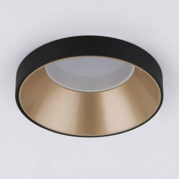 Встраиваемый светильник Elektrostandard 112 MR16 золото/черный (a053341) Встраиваемый светильник Elektrostandard 112 MR16 золото/черный (a053341)