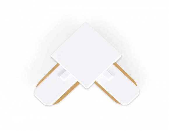 Соединитель L-образный для однофазного шиноровода Ambrella light Track System GL7070 WH