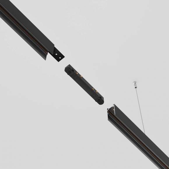 Прямой коннектор питания для магнитного шинопровода Magnetic track system Technical TRA034PC-42B Прямой коннектор питания для магнитного шинопровода Magnetic track system Technical TRA034PC-42B