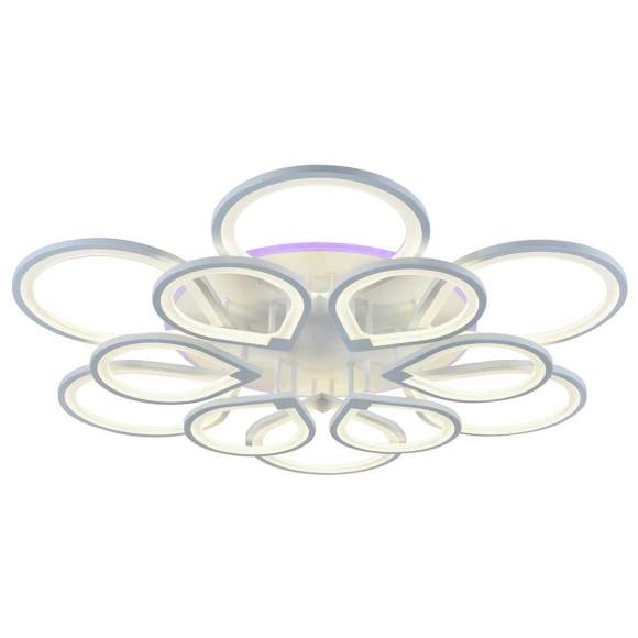 Светодиодная диммируемая люстра с ПДУ Profit Light 8000/6+6 WHT Светодиодная диммируемая люстра с ПДУ Profit Light 8000/6+6 WHT