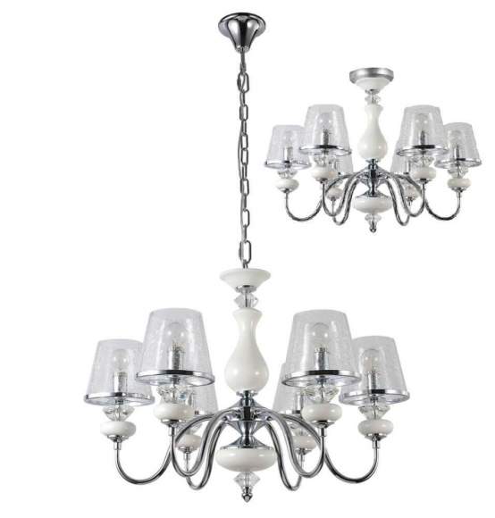 Подвесная люстра Crystal Lux с лампочками Betis SP-PL6+Lamps E14 P45