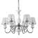 Подвесная люстра Crystal Lux с лампочками Betis SP-PL6+Lamps E14 P45