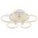 Светодиодная диммируемая люстра с ПДУ Profit Light 8024/5 WHT 90W+8W RGB