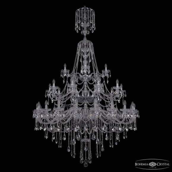Люстра подвесная Bohemia Ivele Crystal 1415/20+10+5/530/XL-231/3d Ni