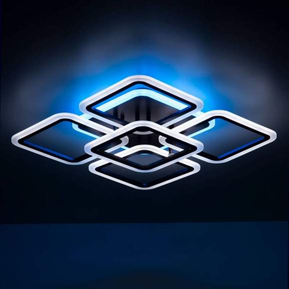 Потолочная светодиодная люстра с голосовым управлением Citilux Марсель Смарт CL232A155E