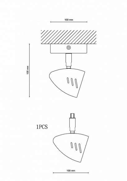 Punto 193.1 Grigio Спот Lucia Tucci Punto 193.1 Grigio Спот Lucia Tucci