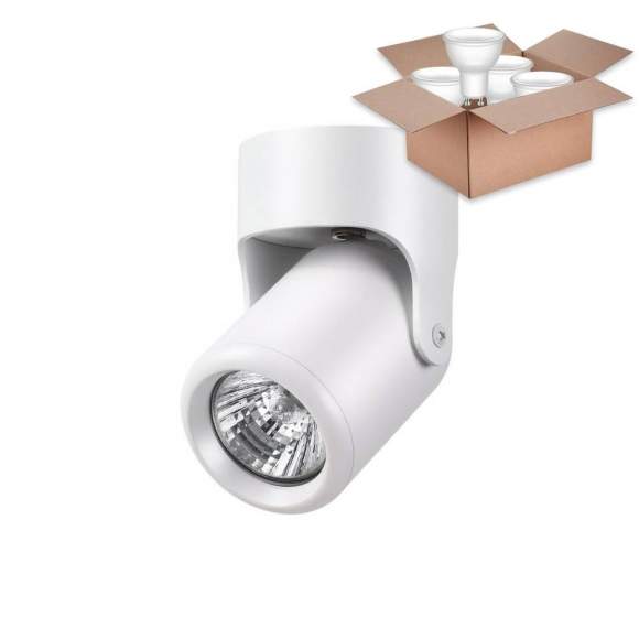 Спот с лампочкой Novotech Pipe 370454+Lamps Gu10