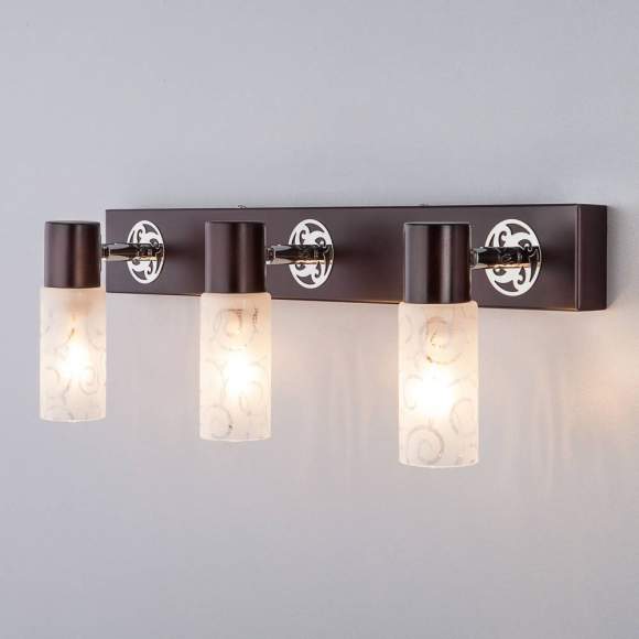 Настенный светильник 21130/3 хром/венге Настенный светильник 21130/3 хром/венге