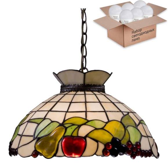 Подвесной светильник с лампочками Velante 850-806-02+Lamps E27 P45 Подвесной светильник с лампочками Velante 850-806-02+Lamps E27 P45