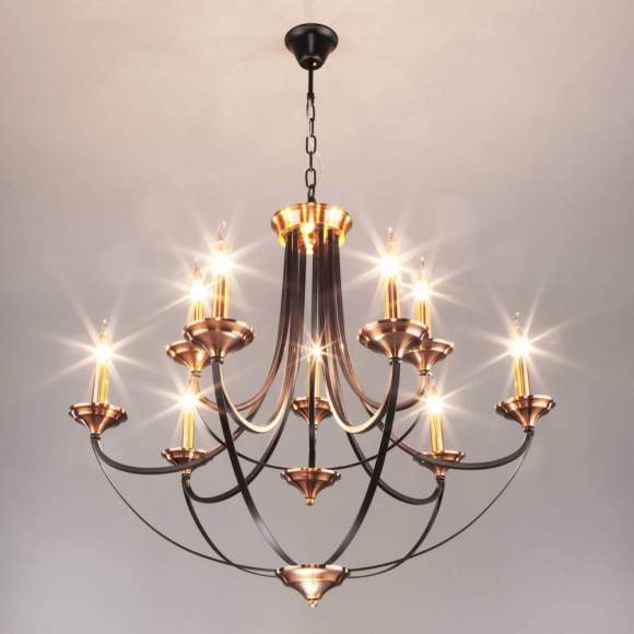 Подвесная люстра Евросвет Lazzaro 60098/9 черный a045217 Подвесная люстра Евросвет Lazzaro 60098/9 черный a045217