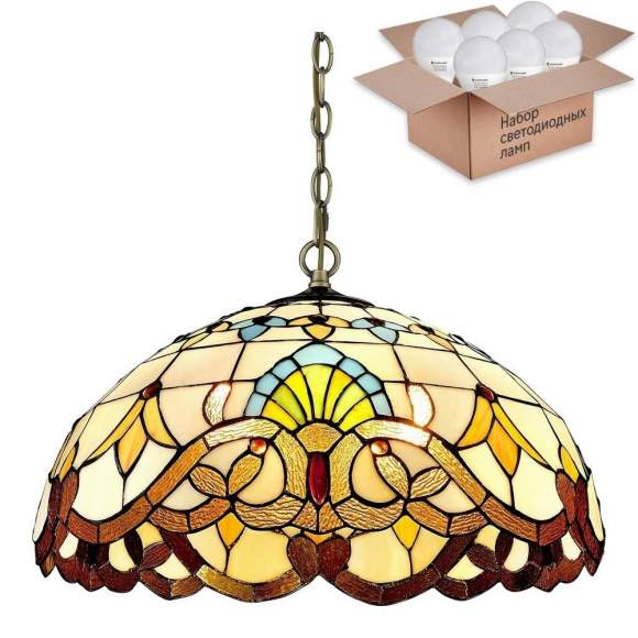 Подвесной светильник с лампочками Velante 830-806-03+Lamps E27 P45 Подвесной светильник с лампочками Velante 830-806-03+Lamps E27 P45