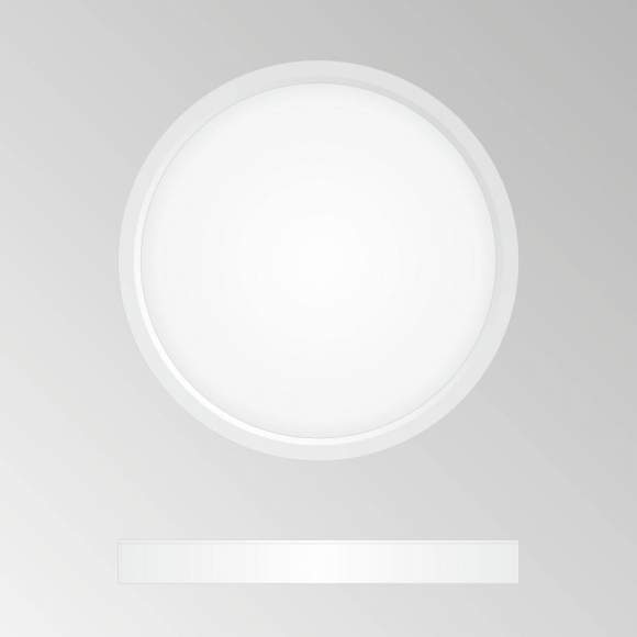 Светодиодный настенно-потолочный ультратонкий светильник Citilux Бейсик CL738180V Белый