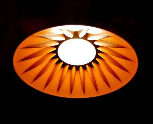 Подвесной светодиодный светильник Italline IT03-1429 black/orange