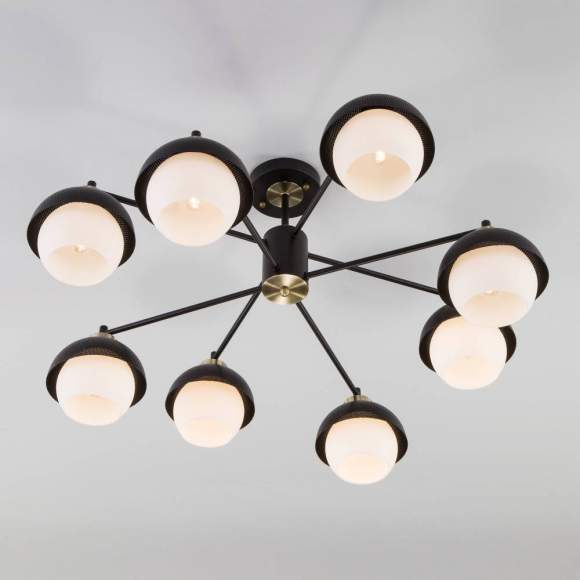 Потолочная люстра Евросвет Nocciola 70106/8 черный a044935