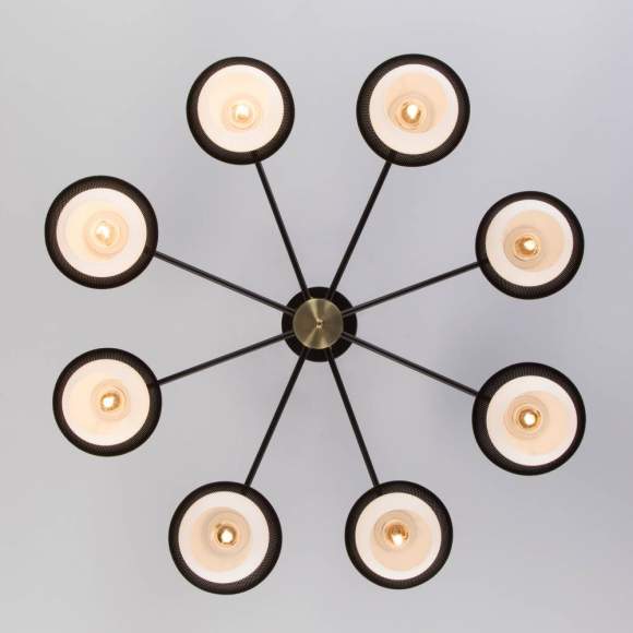 Потолочная люстра Евросвет Nocciola 70106/8 черный a044935