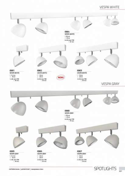 6967 Спот Nowodvorski VESPA GRAY III