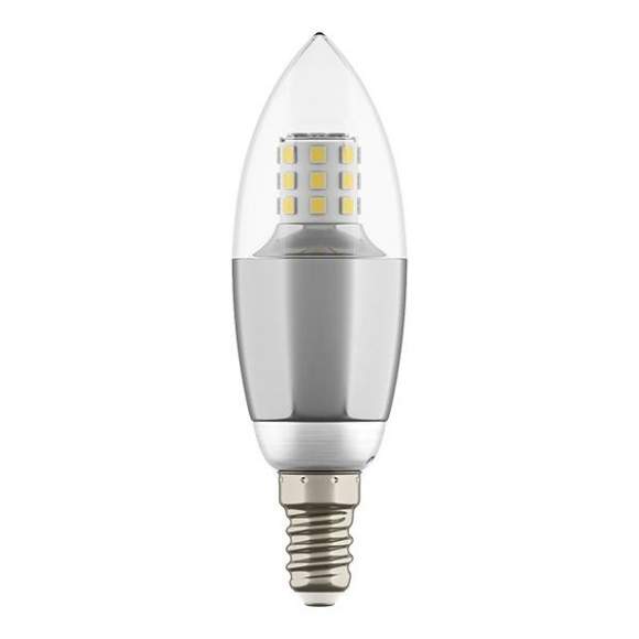 Светодиодная лампа E14 7W 4000K (белый) C35 LED Lightstar 940544
