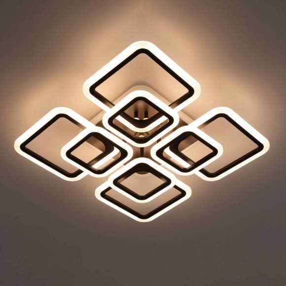 Потолочная светодиодная люстра с голосовым управлением Citilux Марсель Смарт CL232A185E