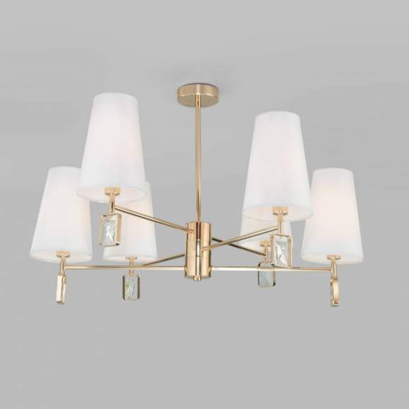 Люстра на штанге Eurosvet 60137/6 золото (a060128)