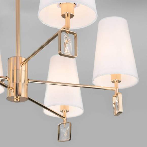 Люстра на штанге Eurosvet 60137/6 золото (a060128)