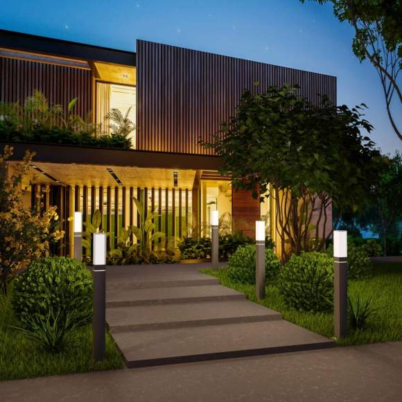 Уличный ландшафтный светильник Elektrostandard 1537 TECHNO LED серый (a052861)