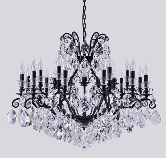MAGNIFICO SP19 BLACK/TRANSPARENT Подвесная люстра CRYSTAL LUX MAGNIFICO