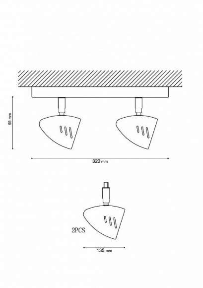 Punto 193.2 Grigio Спот Lucia Tucci Punto 193.2 Grigio Спот Lucia Tucci