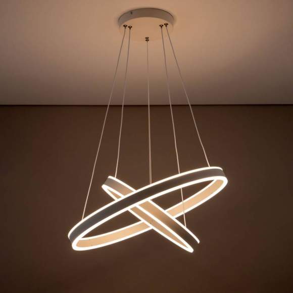 Подвесная светодиодная диммируемая люстра с пультом ДУ Citilux Дуэт CL719640