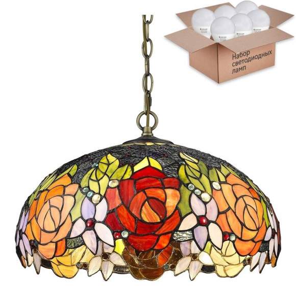 Подвесной светильник с лампочками Velante 828-806-03+Lamps E27 P45 Подвесной светильник с лампочками Velante 828-806-03+Lamps E27 P45