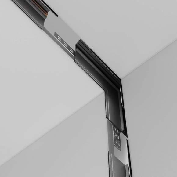 Угловой коннектор для магнитного шинопровода Magnetic track system Technical TRA034CL-42B Угловой коннектор для магнитного шинопровода Magnetic track system Technical TRA034CL-42B