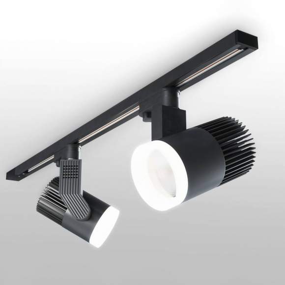 Однофазный LED светильник 20W 4200К для трека Accord Elektrostandard Accord Черный 20W 4200K (LTB36) однофазный (a043917)