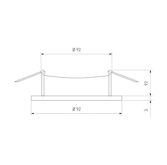 Встраиваемый светодиодный светильник Elektrostandard (a052459)