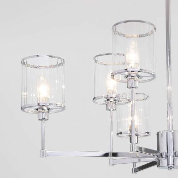 Люстра на штанге Eurosvet 60144/8 хром (a061947) Люстра на штанге Eurosvet 60144/8 хром (a061947)