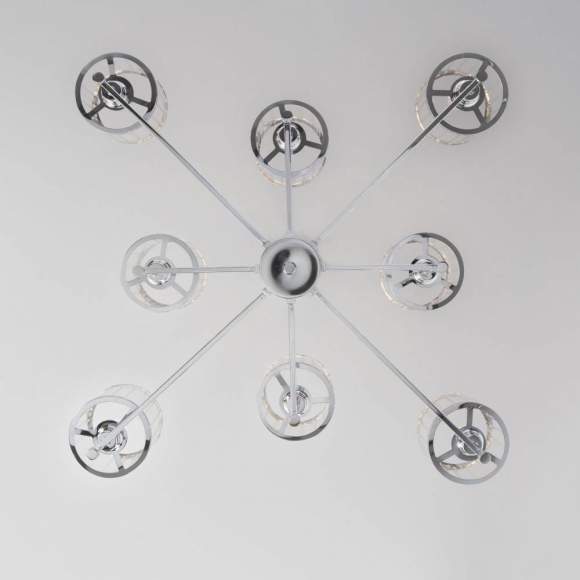 Люстра на штанге Eurosvet 60144/8 хром (a061947) Люстра на штанге Eurosvet 60144/8 хром (a061947)