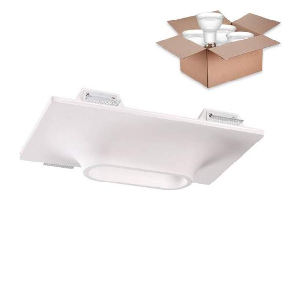 Встраиваемый светильник с лампочками Novotech Cail 370496+Lamps Gu10 Встраиваемый светильник с лампочками Novotech Cail 370496+Lamps Gu10