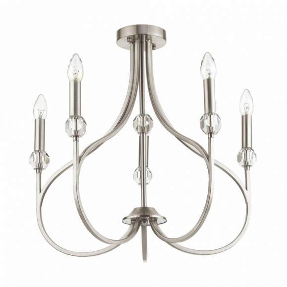 Потолочная люстра с лампочками Lumion Mackenzie 4495/5C+Lamps E14 Свеча Потолочная люстра с лампочками Lumion Mackenzie 4495/5C+Lamps E14 Свеча