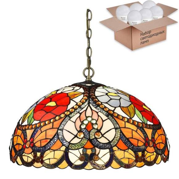 Подвесной светильник с лампочками Velante 827-806-03+Lamps E27 P45 Подвесной светильник с лампочками Velante 827-806-03+Lamps E27 P45